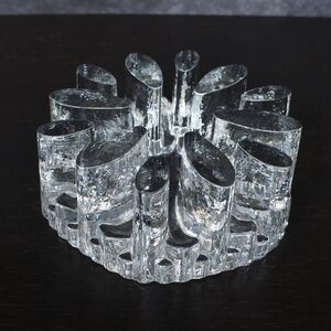 Vintage Bel Mondo Crystal Tea Light Holder Coffee Pot Warmer Hot Plate